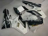 Carénage ABS injecté Triumph Daytona 675 2006-2008 - Style usine - Noir Blanc - MFS4196